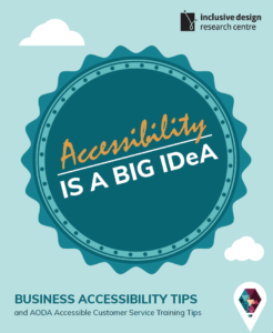 Cover of the BIG IDeA Accessibility Tips Guide