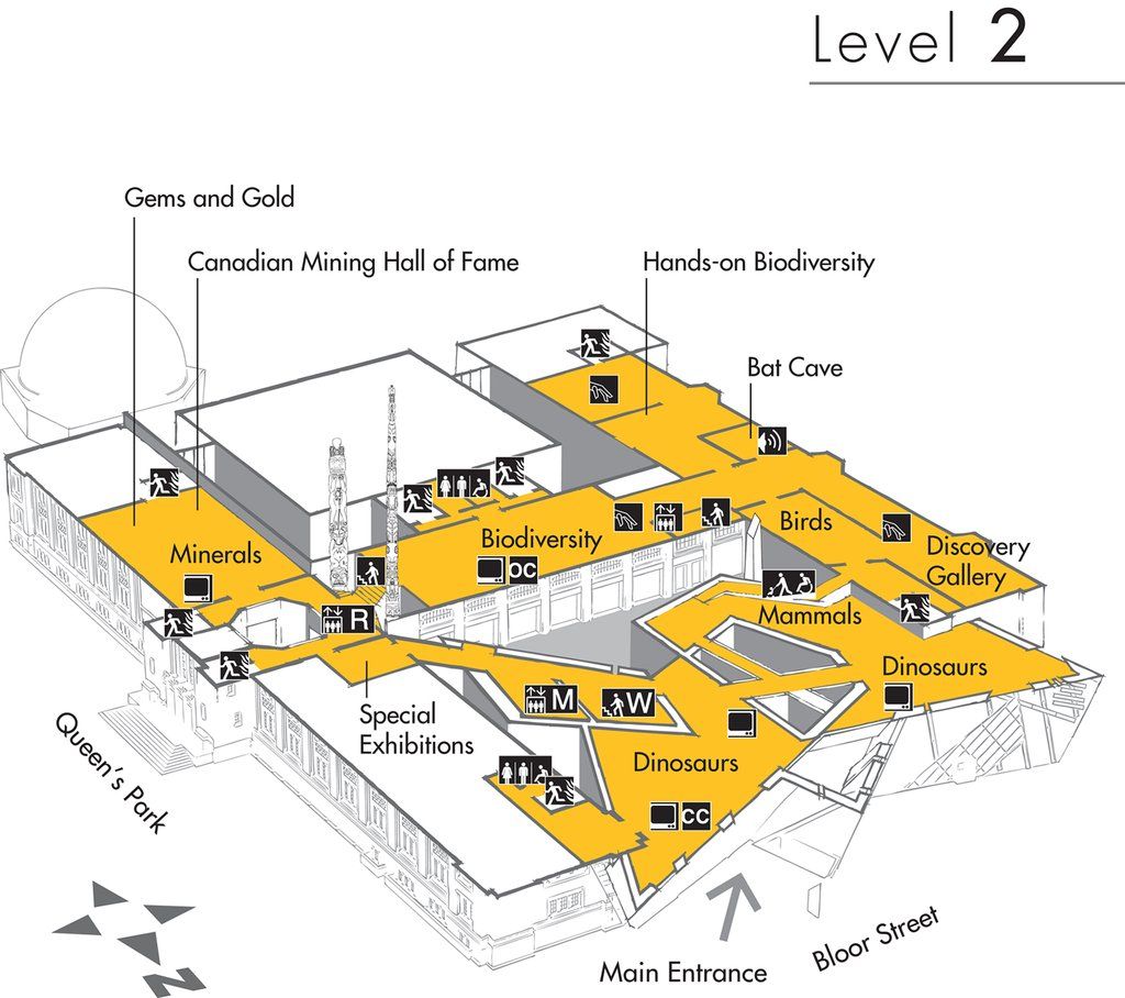 ROM Floor plan in 3D of the second lever